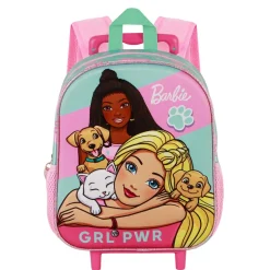 Clearance Barbie Multicolor Mochila 3D con Ruedas Pequeña Pets