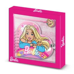 Sale Barbie Rosa Cuad Corazón Llave+Boli