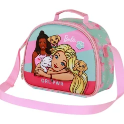 Clearance Barbie Rosa Bolsa Portamerienda 3D Pets