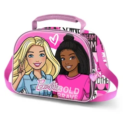 Clearance Barbie Rosa Bolsa Portamerienda 3D Brave