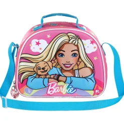 Clearance Barbie Rosa Bolsa Portamerienda 3D Rainbow