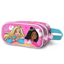 Fashion Barbie Rosa Estuche Portatodo Doble 3D Rainbowy