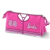 Outlet Barbie Rosa Estuche Portatodo Triple Varsity