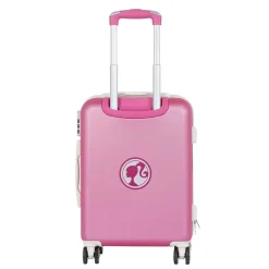 New Barbie Rosa Maleta de Cabina ABS 4 Ruedas Varsity