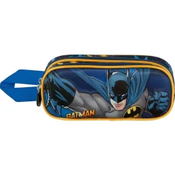 Clearance Batman Azul Oscuro Estuche Portatodo Doble 3D Night