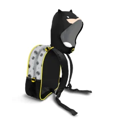Outlet Batman Gris Mochila con Capucha Hood Chibi