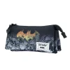 Outlet Batman Negro Estuche Portatodo Triple HS Skulls