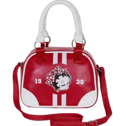Online Betty Boop Burdeos Bolso Bowling Fashion Varsity