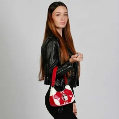 Fashion Betty Boop Burdeos Bolso Fancy Casual Varsity