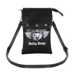 Hot Betty Boop Negro Bolso para Móvil Motor Love