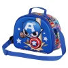 Discount Capitán América Azul Bolsa Portamerienda 3D Punch