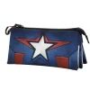 Clearance Capitán América Azul Estuche Portatodo Triple ECO Courage