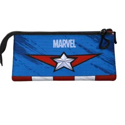 Discount Capitán América Azul Estuche Portatodo Triple Gears