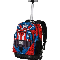 Fashion Capitán América Azul Mochila Trolley GTS FAN Tekk Costume