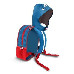 Outlet Capitán América Azul Mochila con Capucha Hood GuriHiru