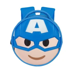Online Capitán América Azul Mochila Emoji Send