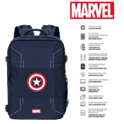 Online Capitán América Azul Mochila Mercury Gears