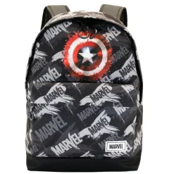Fashion Capitán América Gris Mochila HS FAN Scratches