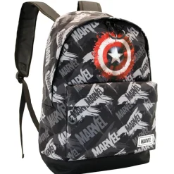 Fashion Capitán América Gris Mochila HS FAN Scratches