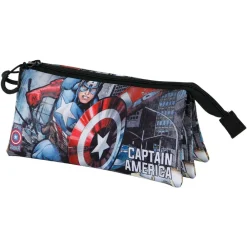 Hot Capitán América Multicolor Portatodo Triple FAN 2.0 Defender