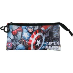 Hot Capitán América Multicolor Portatodo Triple FAN 2.0 Defender