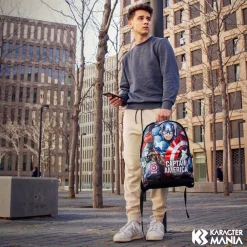 Fashion Capitán América Multicolor Mochila HS FAN 2.0 Defender