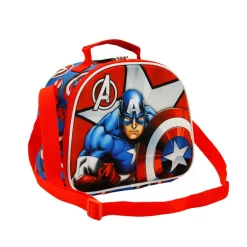 Best Capitán América Rojo Bolsa Portamerienda 3D Gravity