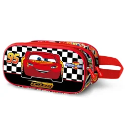Fashion Cars 3 Rojo Estuche Portatodo Doble 3D Racer