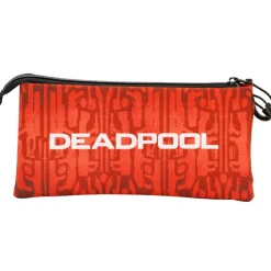 New Deadpool Rojo Estuche Portatodo Triple ECO Weapons
