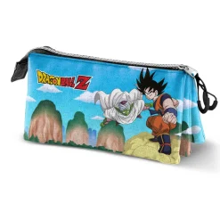 Hot Dragon Ball Azul Estuche Portatodo Triple Goku Piccolo