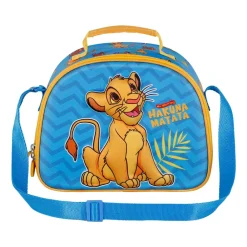 Discount El Rey León Azul Bolsa Portamerienda 3D Hakuna