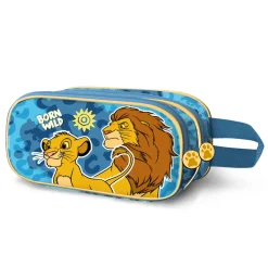 Discount El Rey León Azul Estuche Portatodo Doble 3D Wild