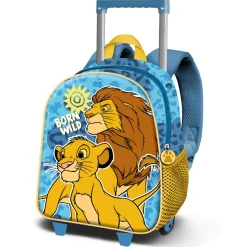 Discount El Rey León Azul Mochila 3D con Ruedas Pequeña Wild