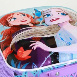 New Frozen 2 Azul Mochila 3D con Ruedas Pequeña Spring