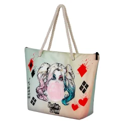 Best Harley Quinn Beige Bolsa de Playa Soleil Mad Love