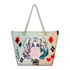 Best Harley Quinn Beige Bolsa de Playa Soleil Mad Love