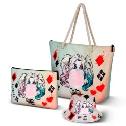 Best Harley Quinn Beige Bolsa de Playa Soleil Mad Love