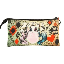 Outlet Harley Quinn Beige Estuche Portatodo Triple Mad Love