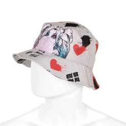 Discount Harley Quinn Beige Gorro Infantil Bucket Mad Love