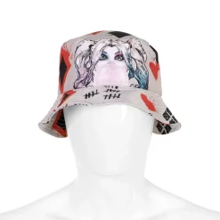 Discount Harley Quinn Beige Gorro Infantil Bucket Mad Love