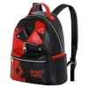 Fashion Harley Quinn Negro Mochila Heady Jacket