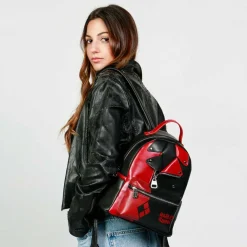 Fashion Harley Quinn Negro Mochila Heady Jacket