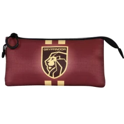 New Harry Potter Burdeos Estuche Portatodo Triple ECO Gryffindor22
