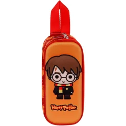 Hot Harry Potter Naranja Estuche Portatodo Doble 3D Bobblehead