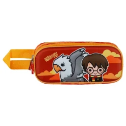 Hot Harry Potter Naranja Estuche Portatodo Doble 3D Buckbeak