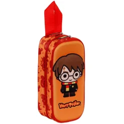Hot Harry Potter Naranja Estuche Portatodo Doble 3D Bobblehead