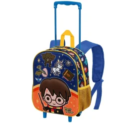 Outlet Harry Potter Naranja Mochila 3D con Ruedas Pequeña Crest