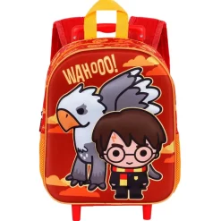 Outlet Harry Potter Naranja Mochila 3D con Ruedas Pequeña Buckbeak