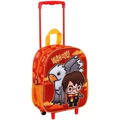 Outlet Harry Potter Naranja Mochila 3D con Ruedas Pequeña Buckbeak