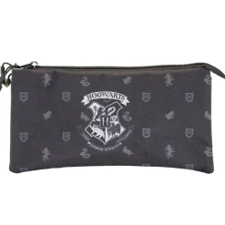 Hot Harry Potter Negro Estuche Portatodo Triple FAN Hogwarts